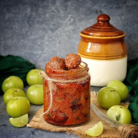 Amla pickle/ఉసిరికాయ పచ్చడి